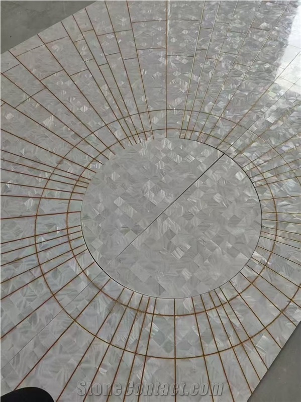 Mother Of Pearl Mosaic Panel Pattern Mosaic
