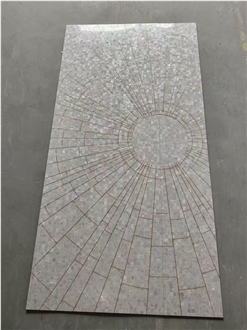 Mother Of Pearl Mosaic Panel Pattern Mosaic