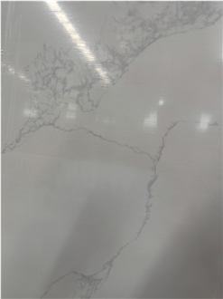 Quartz Slab Artificial Stone Slabs Grey Pattern 8034