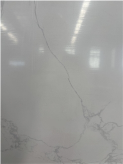 Quartz Slab Artificial Stone Slabs Grey Pattern 8034