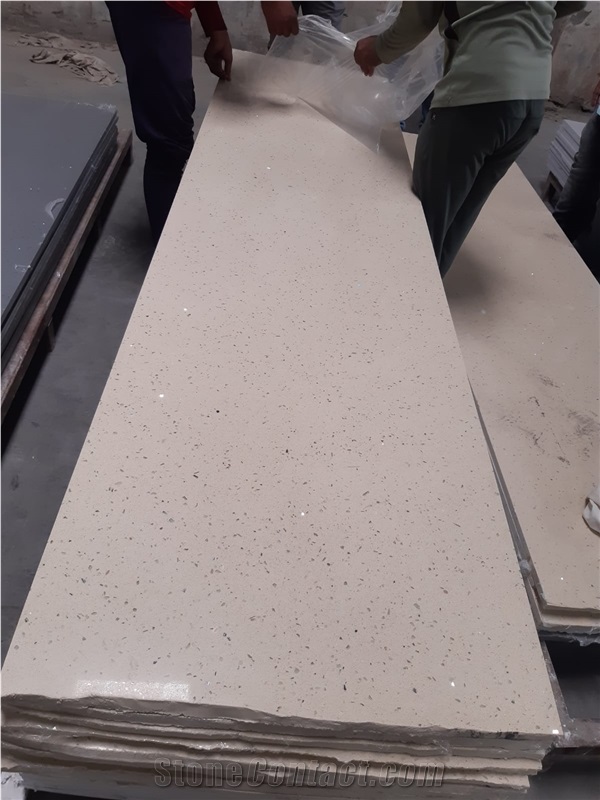 IVORY BEIGE Quartz Slabs
