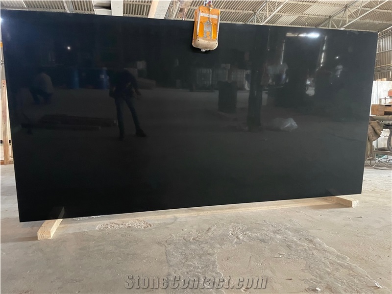 PURE BLACK Quartz Slabs