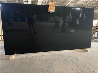 PURE BLACK Quartz Slabs