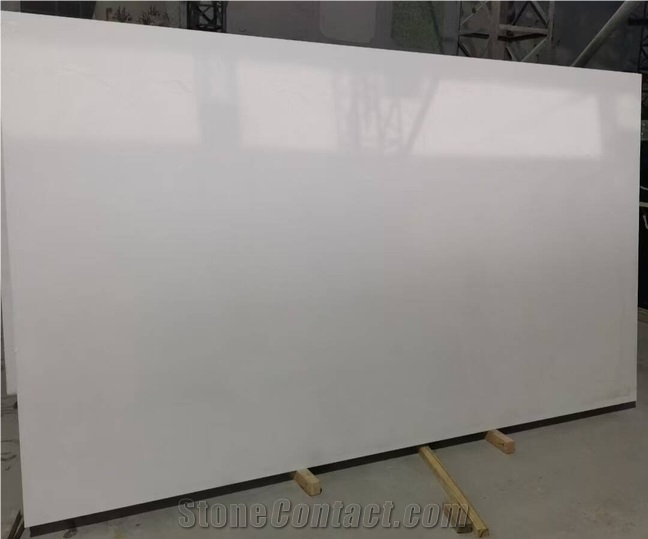 Hot Sale Cheap Pure White Quartz Slabs For Indoor Design