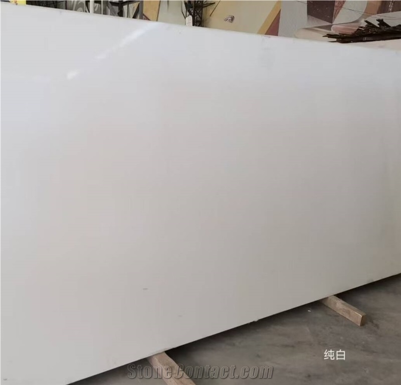 Hot Sale Cheap Pure White Quartz Slabs For Indoor Design