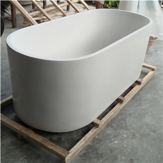 Artificial Stone Freestanding Bathtub