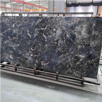 Blue Wall Floor Sintered Stone Slabs