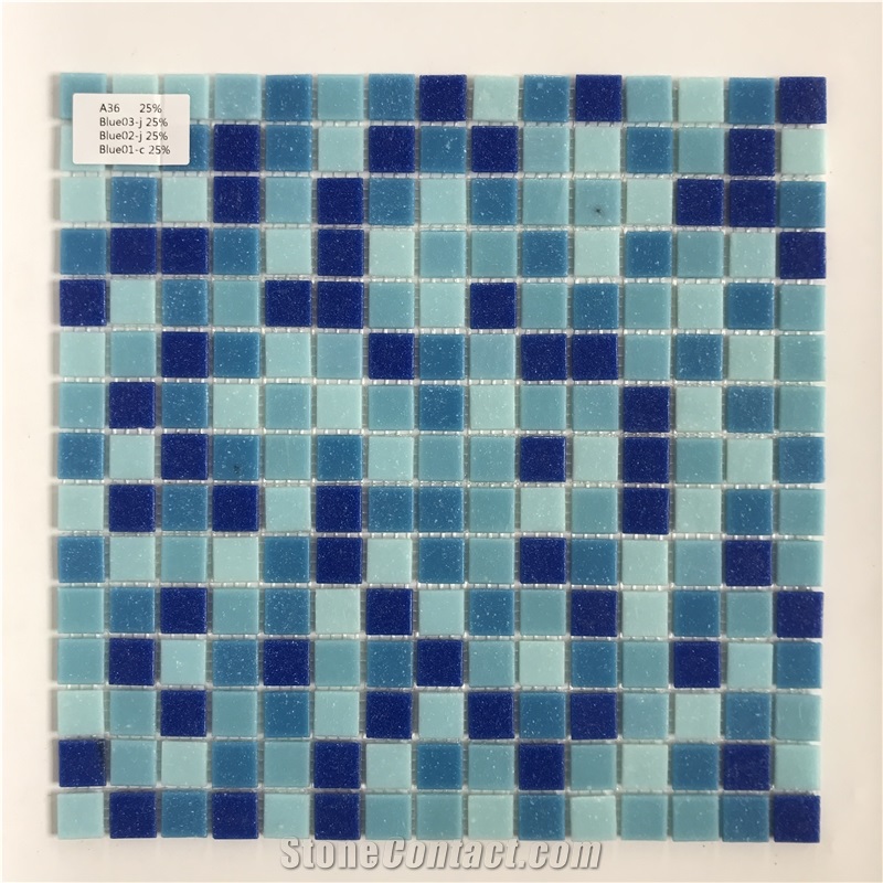 Bright Colorful Glass Mosaic Tiles