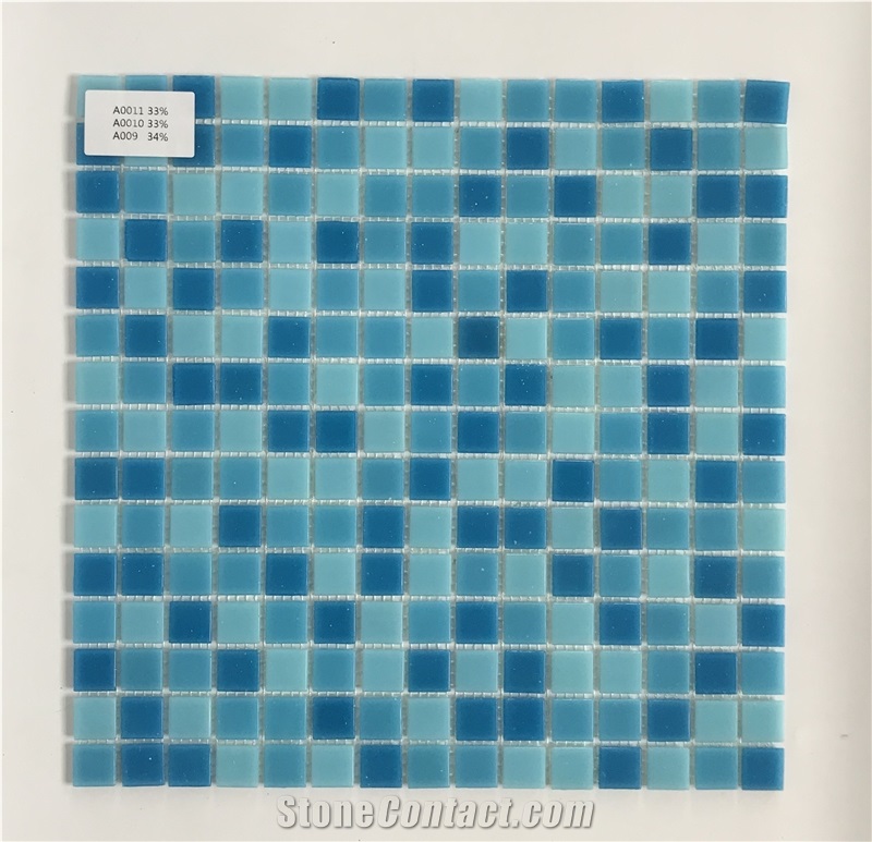 Bright Colorful Glass Mosaic Tiles