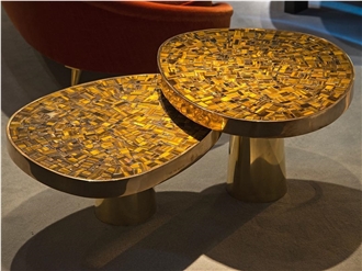 Brown Semiprecious Stone Slabs