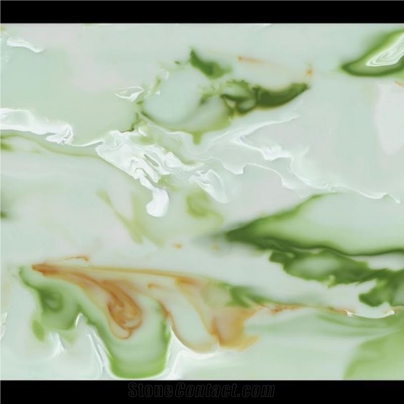 Colorful Artificial Onyx Composite Stone Panels