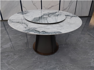 Custom Design Artificial Sintered Round Cafe Table