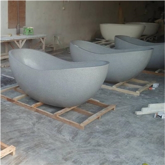 Grey Terrazzo Bath Tubs