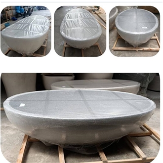 Grey Terrazzo Bath Tubs