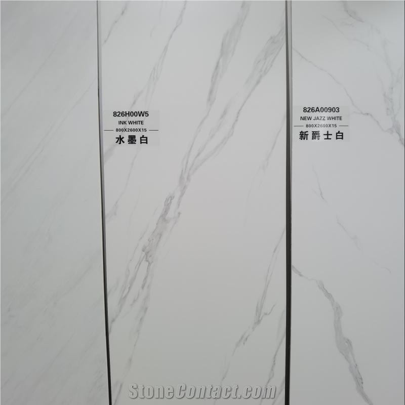 Home White Waterproof Sintered Stone Slabs