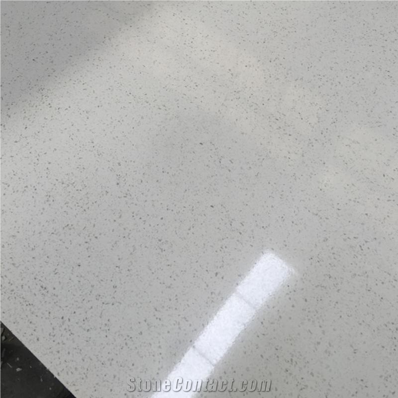 Indoor Decoration Artificial Crystal White Quartz Slabs