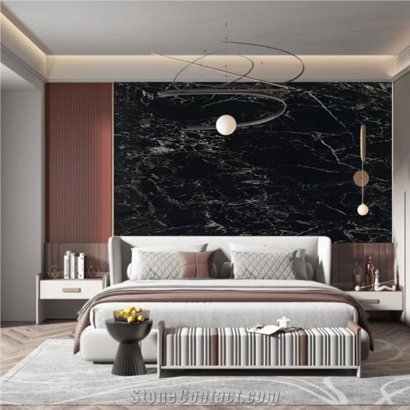 Luxury Black CNC Wall Building Ornaments Artificial Stone