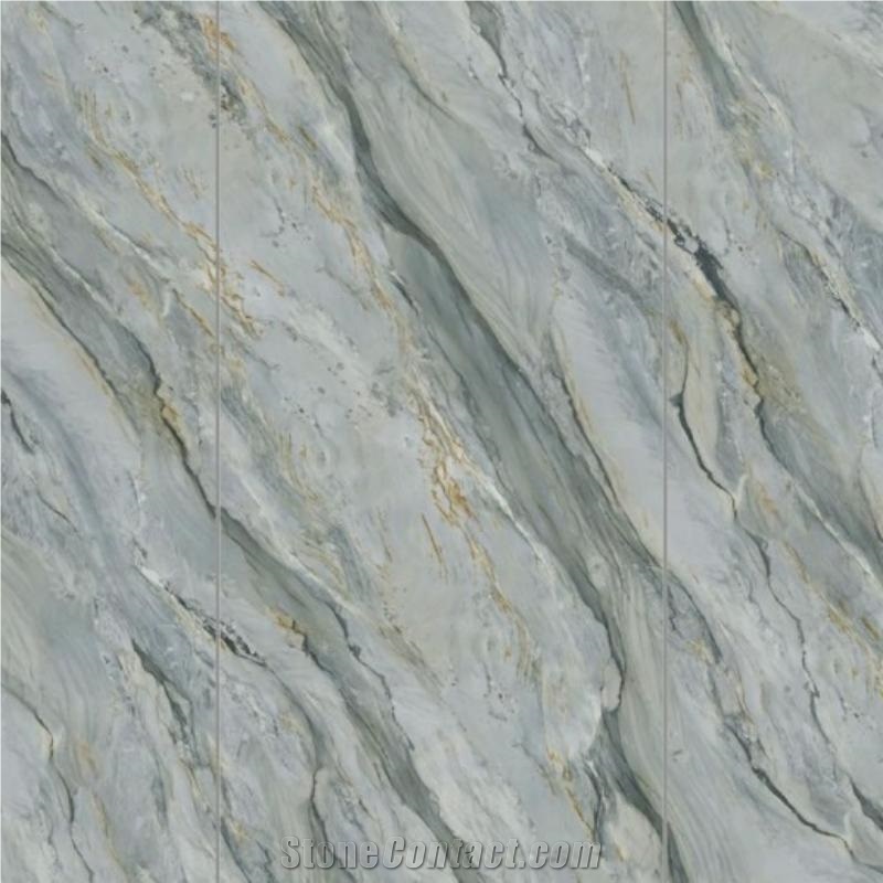 Luxury Home Decoration Green Sintered Stone Tiles