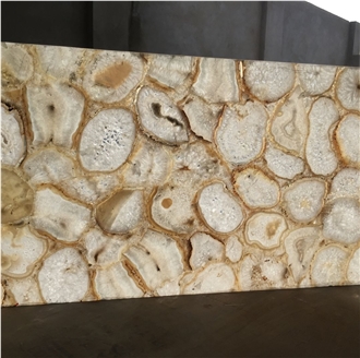 Luxury White Semiprecious Stone Tiles