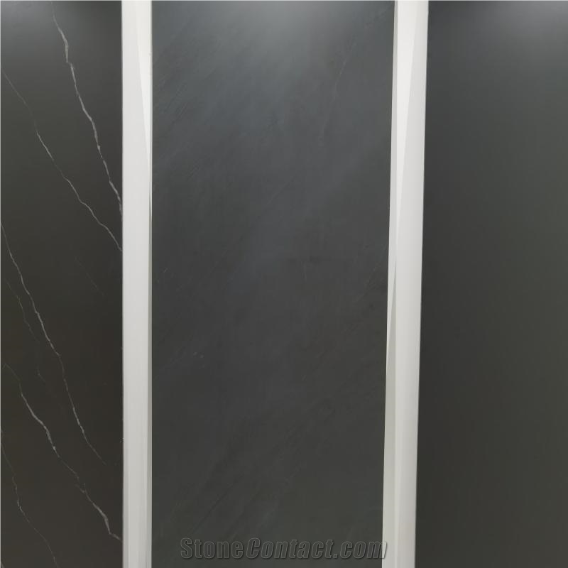 Matt Black Artificial  Sintered Stone Slabs