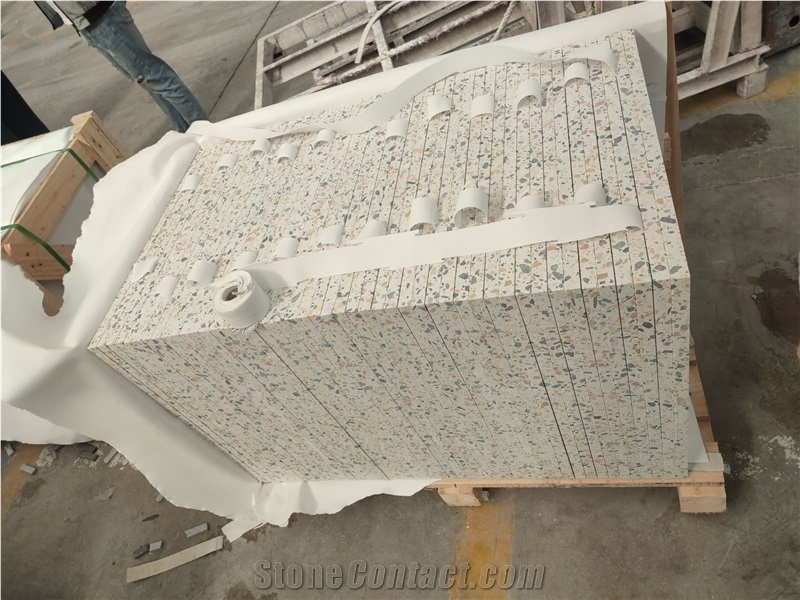 Modern Design Polished Artificial Terrazzo Tiles