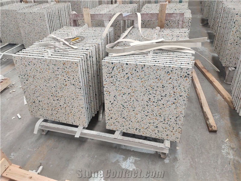 Modern Design Polished Artificial Terrazzo Tiles