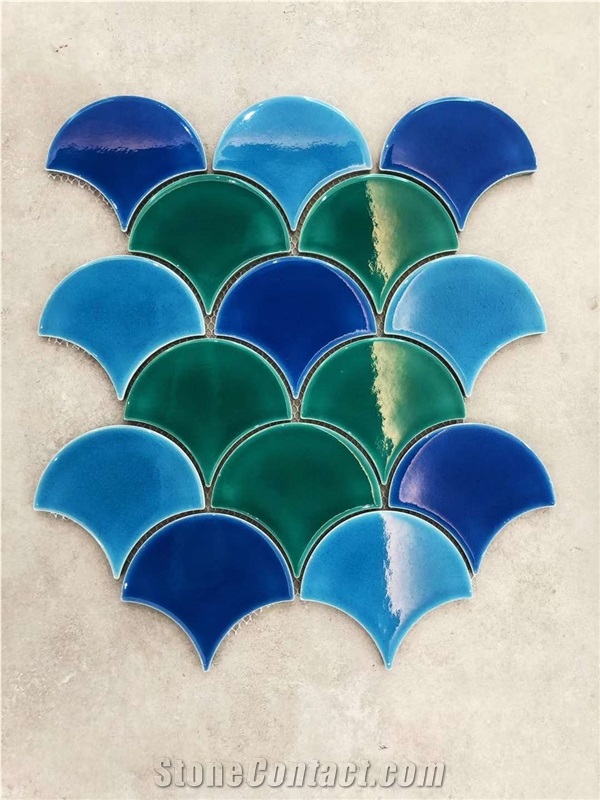 Mulited Colors Glass Mosaic Tiles