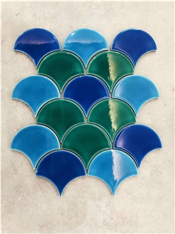 Mulited Colors Glass Mosaic Tiles