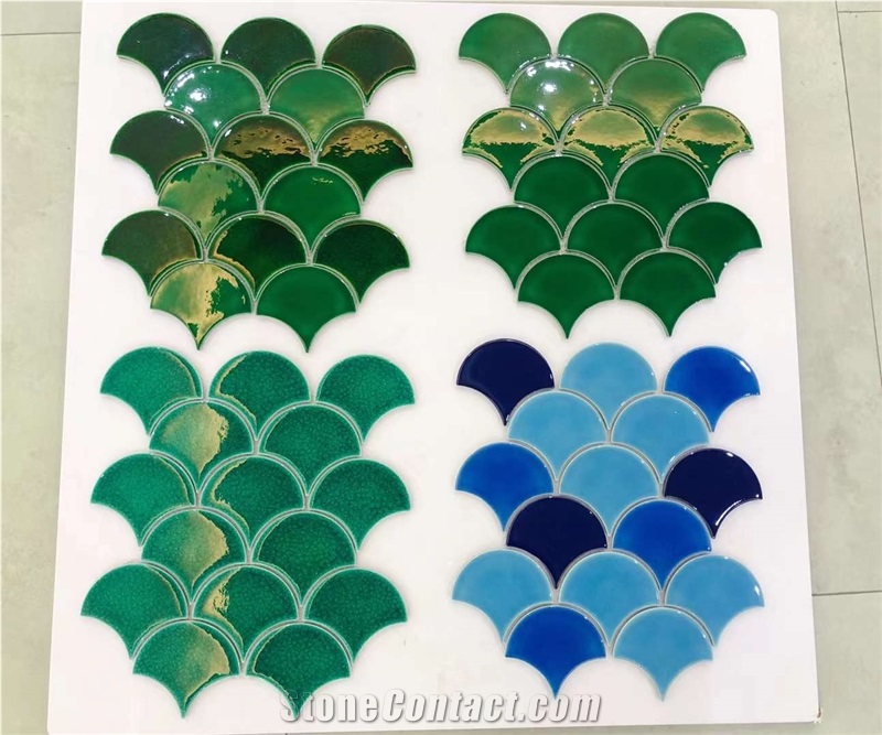 Mulited Colors Glass Mosaic Tiles