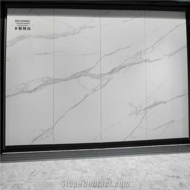 New White Wall Floor Sintered Stone Slabs