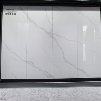 New White Wall Floor Sintered Stone Slabs
