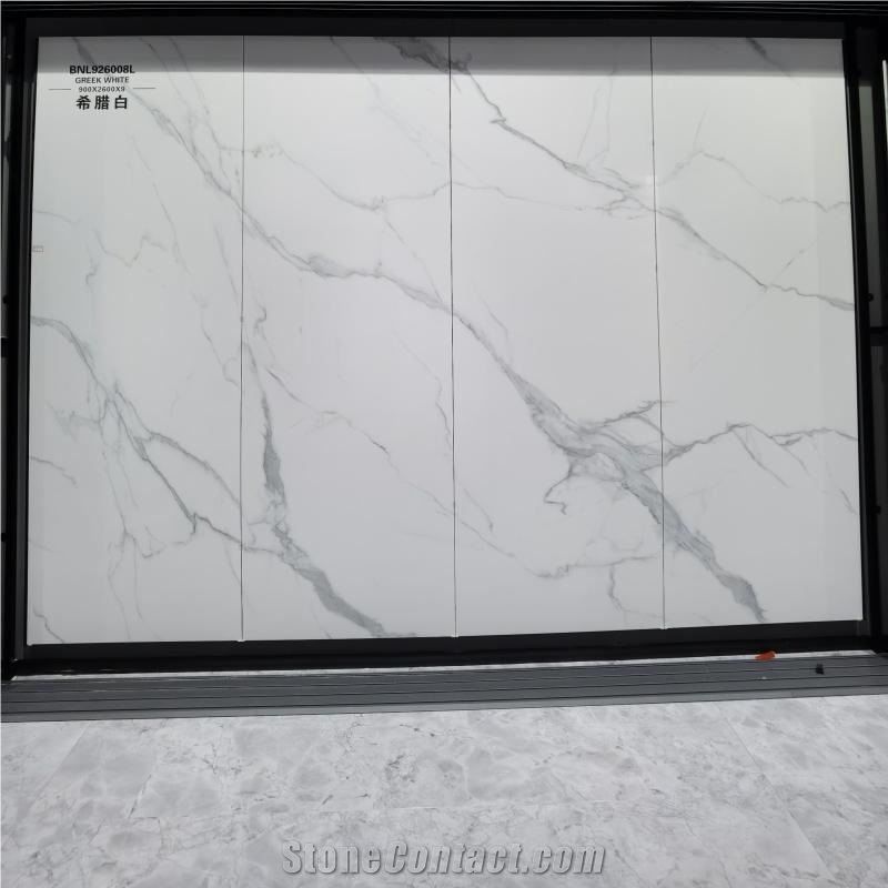New White Wall Floor Sintered Stone Slabs
