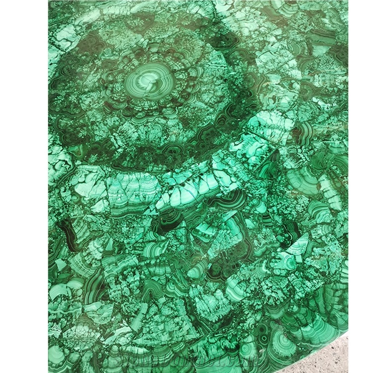 Peacock Green Semiprecious Stone Gemstone Slabs