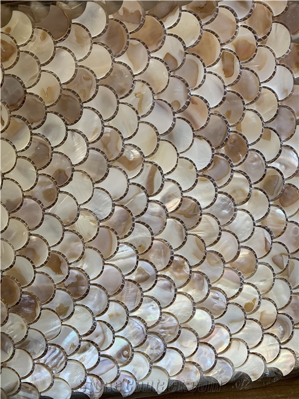 Shining Color Pearl Shell Mosaic Tiles