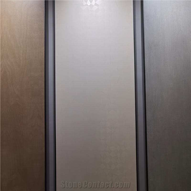 Solid Grey Color Artficial Sintered Stone Slabs