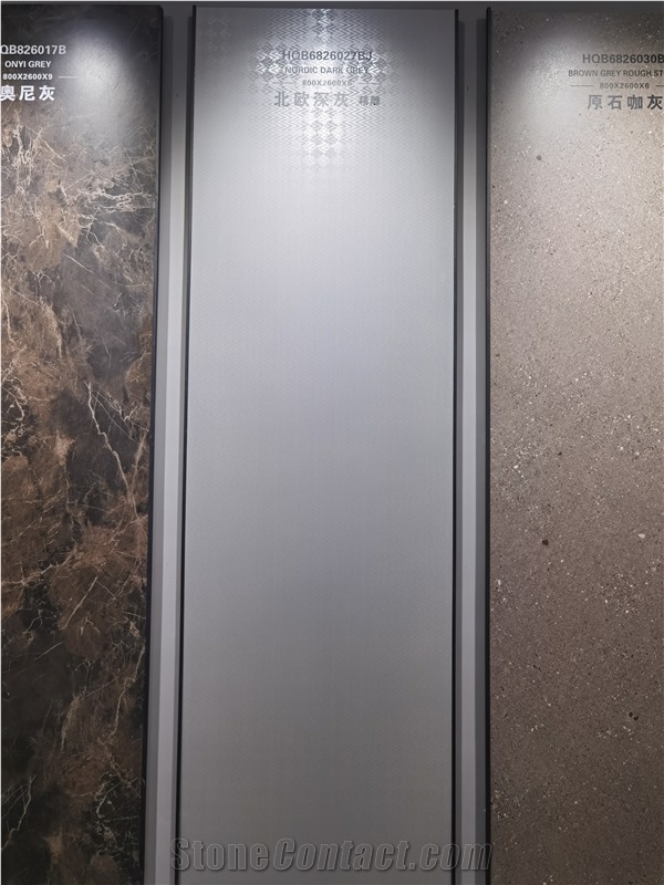 Solid Grey Color Artficial Sintered Stone Slabs