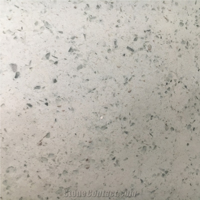 Wall Floor Pure White Artificial Quartz Slabs
