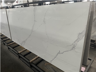 White Polished Sintered Stone Slabs