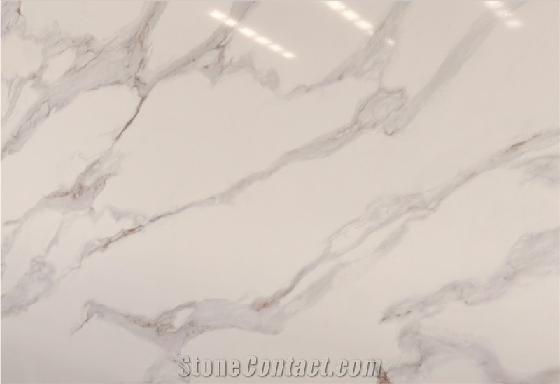 Calacatta Gold 3D Printed Quartz Engineered Stone Slabs