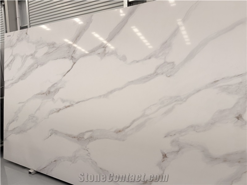 Calacatta Gold 3D Printed Quartz Engineered Stone Slabs