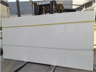 Cararra White Quartz Artificial Stone Slabs