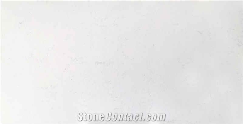 Cararra White Quartz Artificial Stone Slabs
