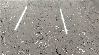 Dora Clouds Grey Artificial Quartz Engineered Stone