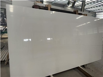 Microwhite Agglomeration Artificial Quartz Stone Slabs