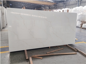 Mysterious Gold Quartz Artificial Stone Slabs