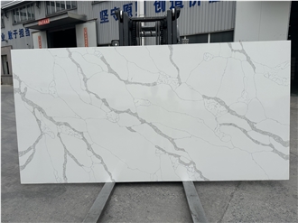 Polished Venus White Quartz Slabs Engineered