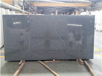 Premium Parisien Bleu Quartz  Engineered Stone Slabs