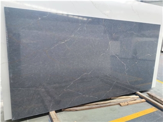 Premium Parisien Bleu Quartz  Engineered Stone Slabs