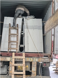 R8002 Printed White Quartz Slabs