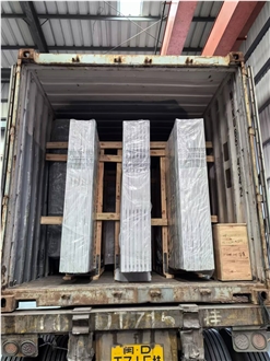 R8002 Printed White Quartz Slabs